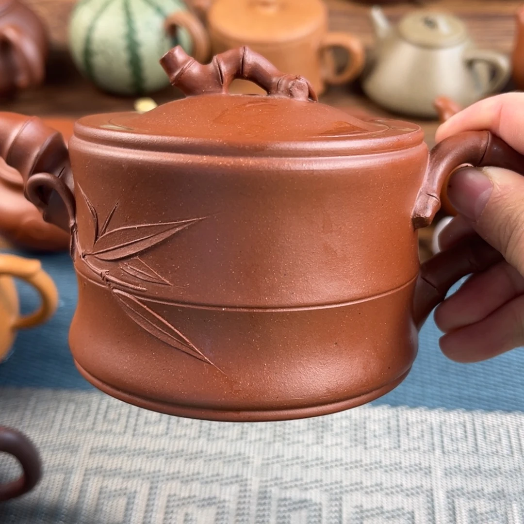 紫砂茶壶手工制作工艺精湛