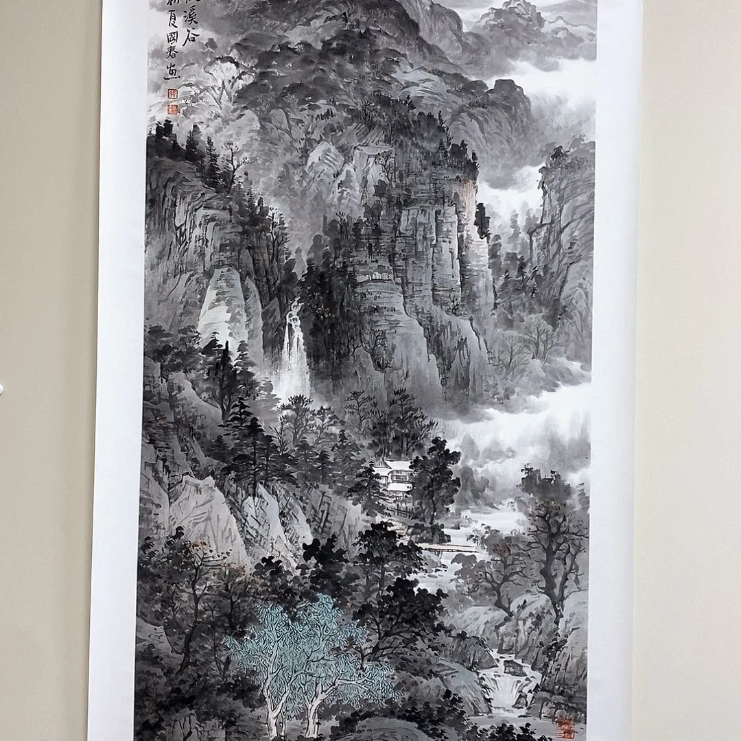 慢***的国画韦国春四尺精品佳作