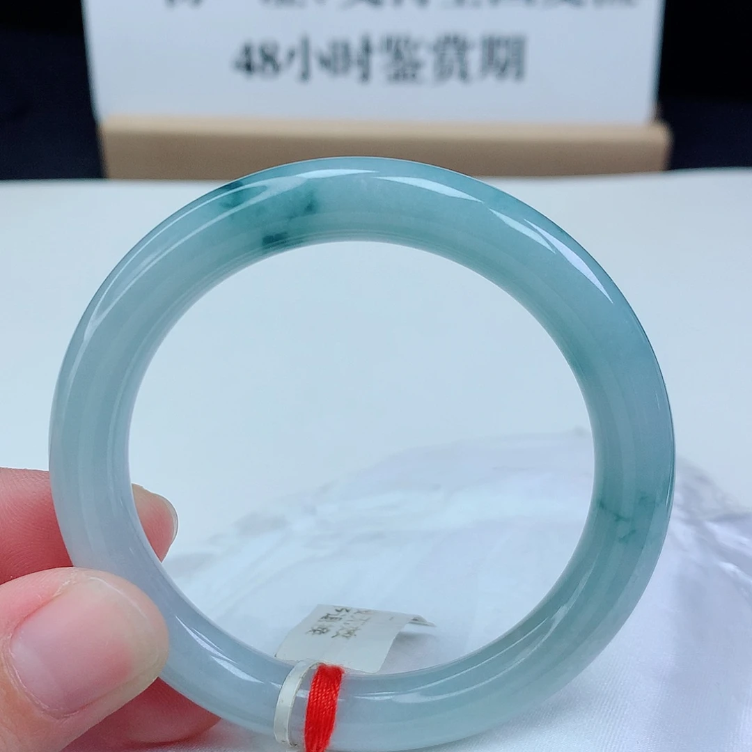 未镶嵌手镯翡翠55圈口