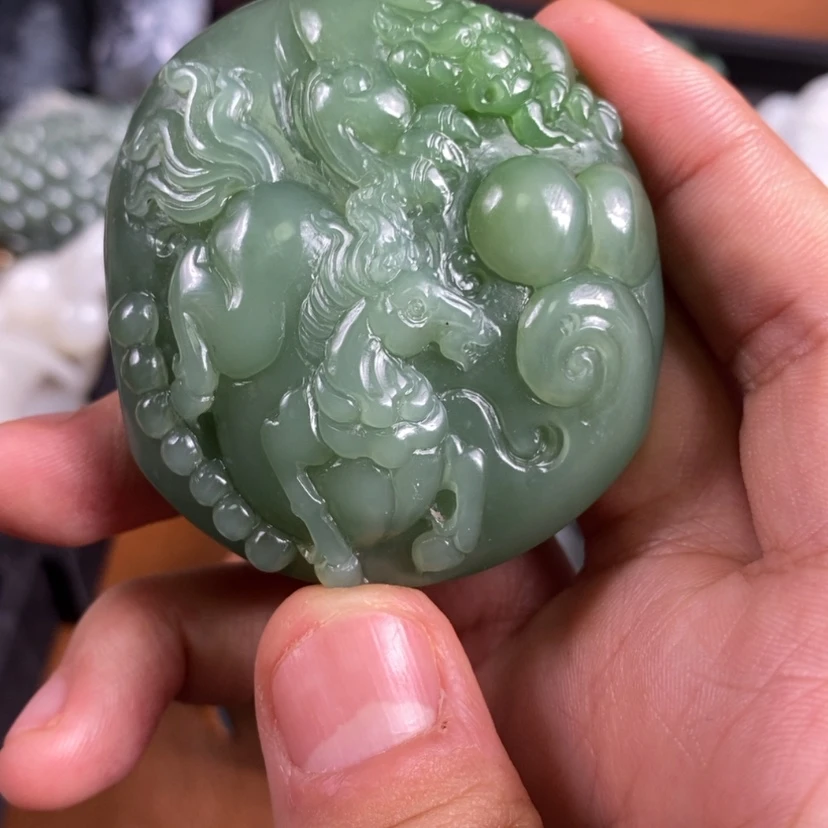 【闪购商品】未镶嵌和田玉把件阿*猫