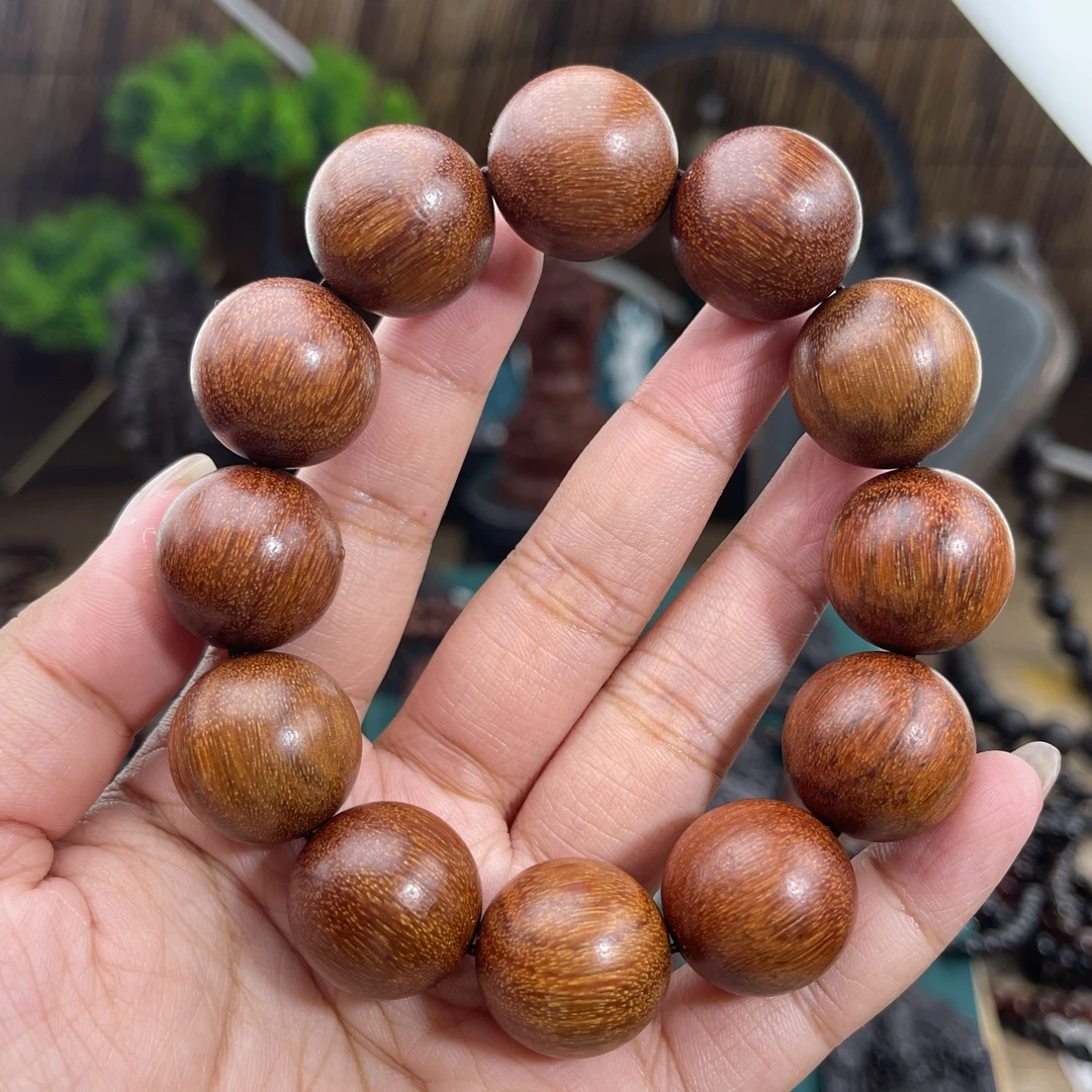 沉香木（血月星空2.0）越南红土沉香木精工原木手串