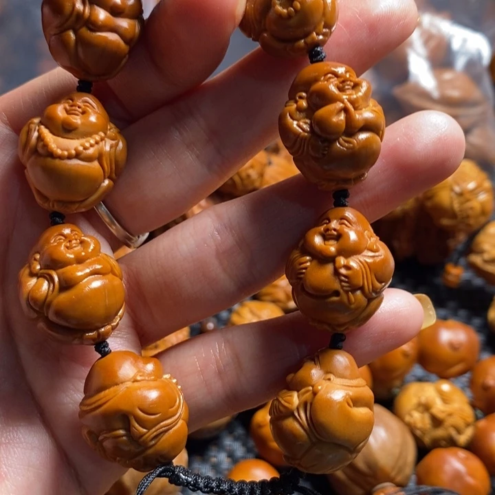 橄榄核吊坠八宝弥勒