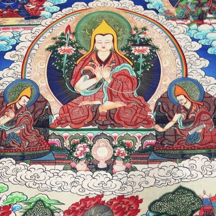 装裱画唐卡绘画作品
