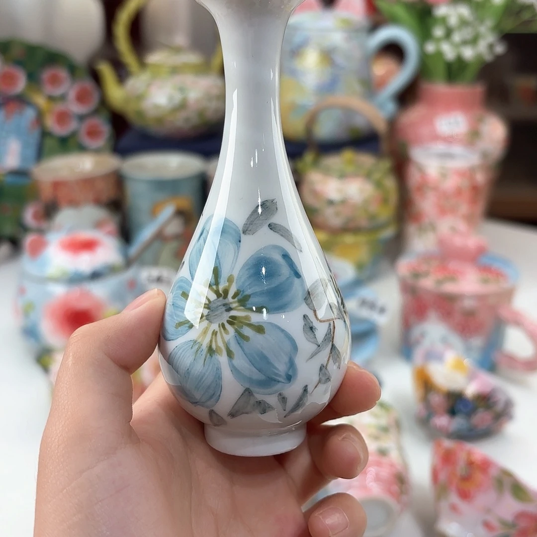 景德镇手绘高温釉下彩陶瓷茶具