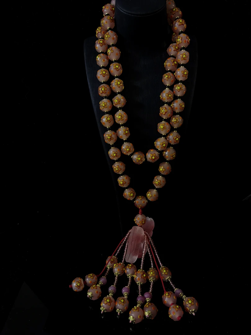 11749复古琉璃项链