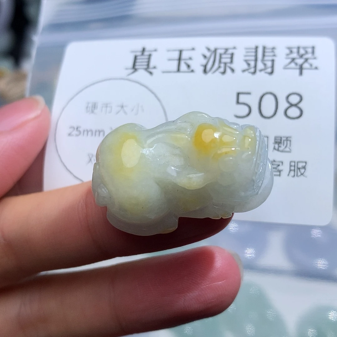 翡翠未镶嵌颈饰508