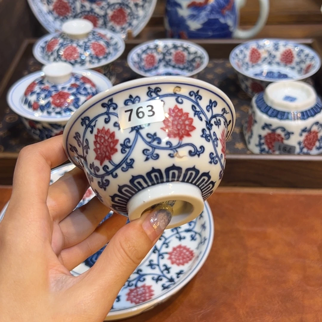 陶摆件景德镇陶瓷茶器百宝箱