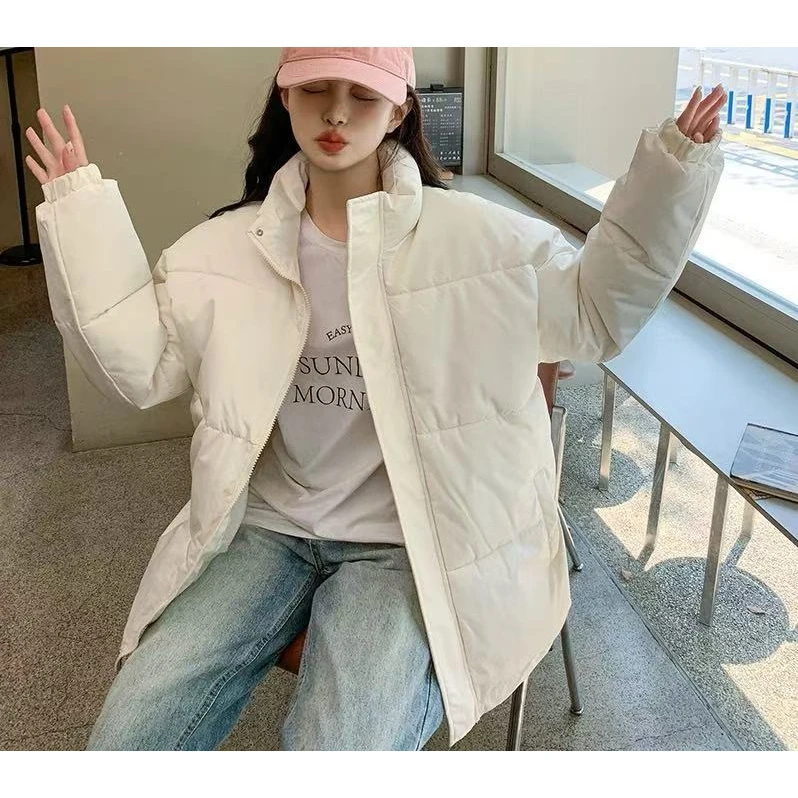0779 JH美式复古高级感棉服女2024秋冬季新款保暖宽松情侣装外套