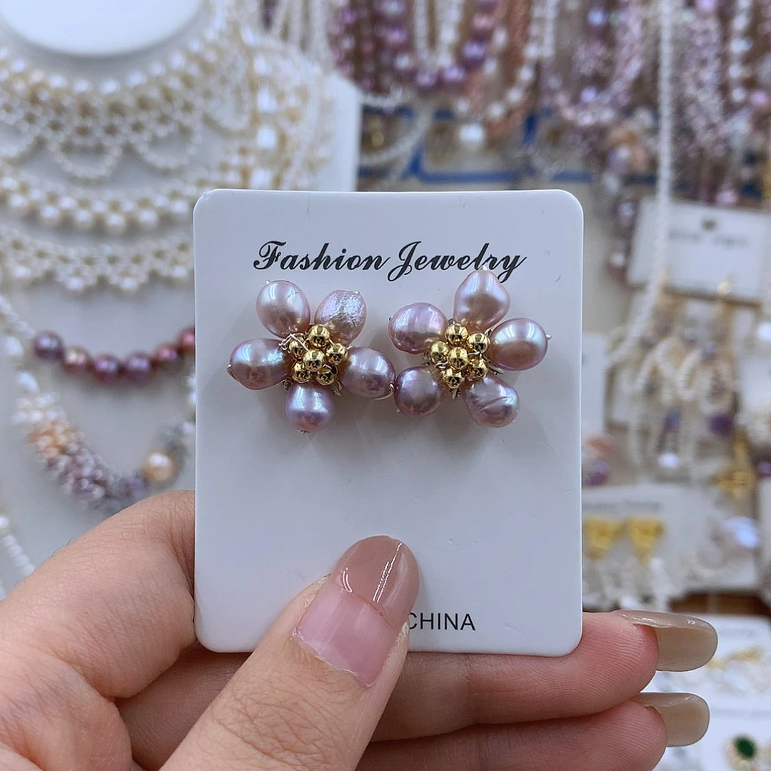 项链银S925镶嵌淡水珍珠