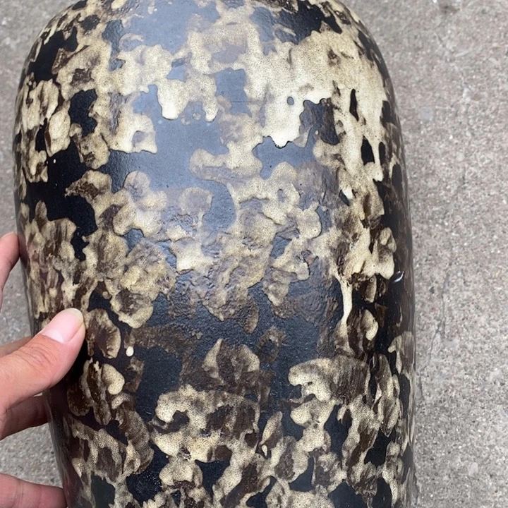 紫砂花盆高约32口约18