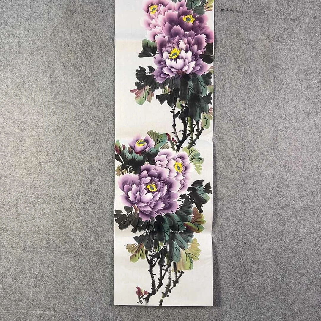 国画638 牡丹等植物生长于这里