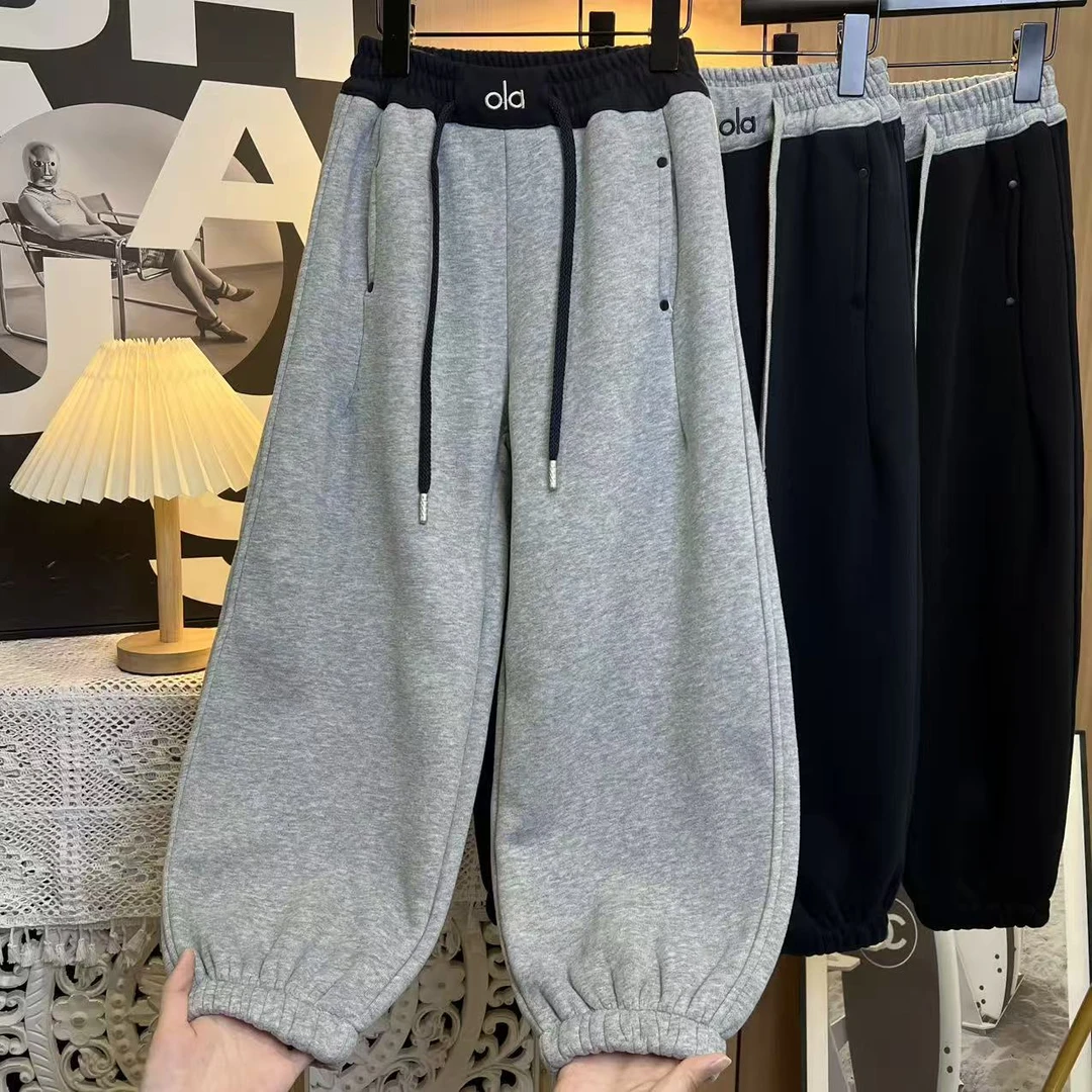 版型太赞了~男童冬季加绒加厚卫裤中大童宽松百搭休闲运动裤10901