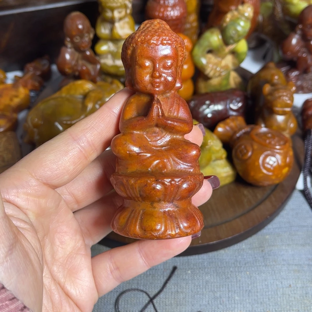 蛇纹石玉合金颈饰