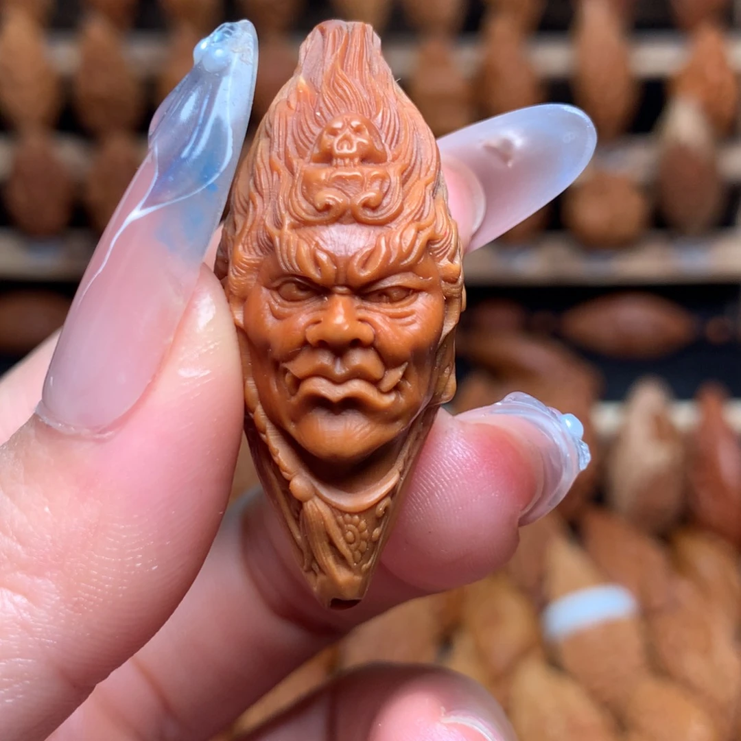 把件橄榄核善波冥王