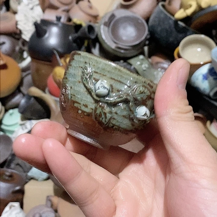 瓷片荷花的小秘密是否还有那么一点我