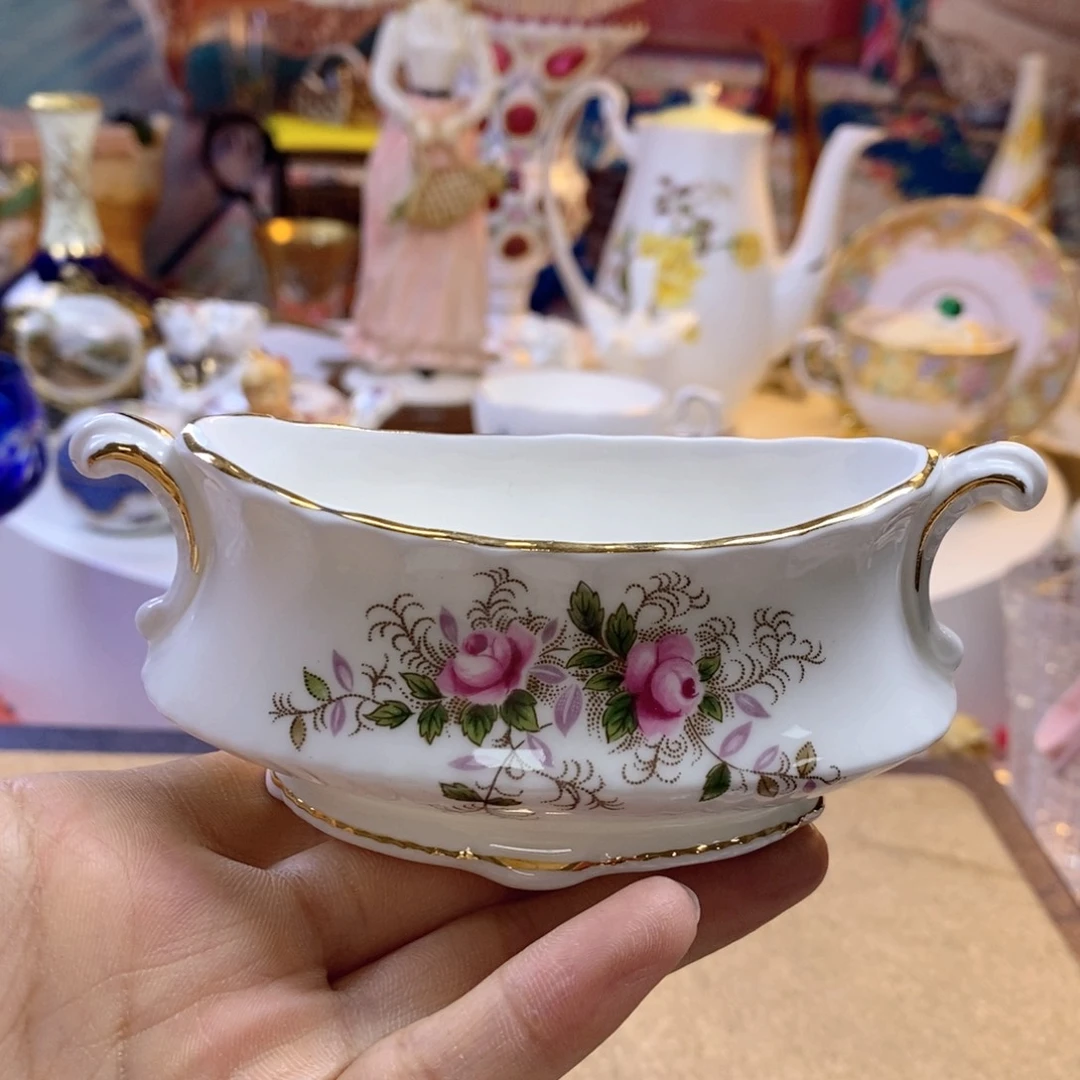 骨瓷阿尔伯特瓷器欧瓷咖啡杯水晶杯