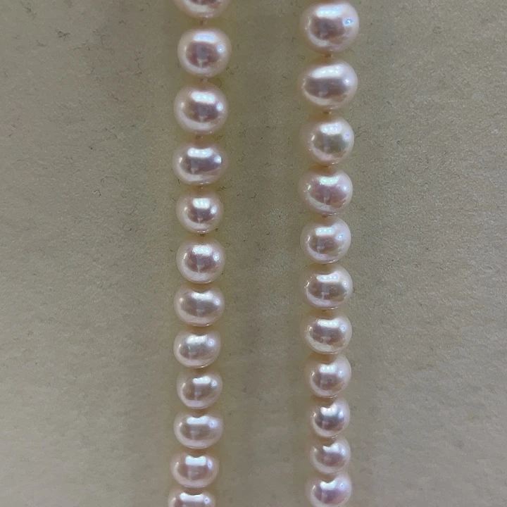 银S925镶嵌颈饰淡水珍珠➕9-10高品极光炫彩