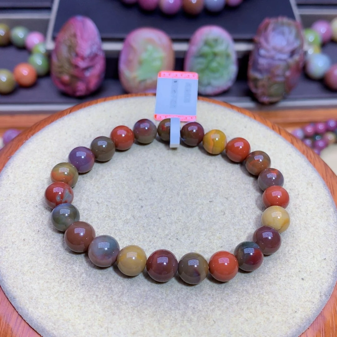 玛瑙手链未镶嵌盐源