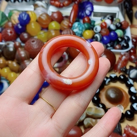 ネ***ㄊ合金玛瑙/玉髓珠宝半成品