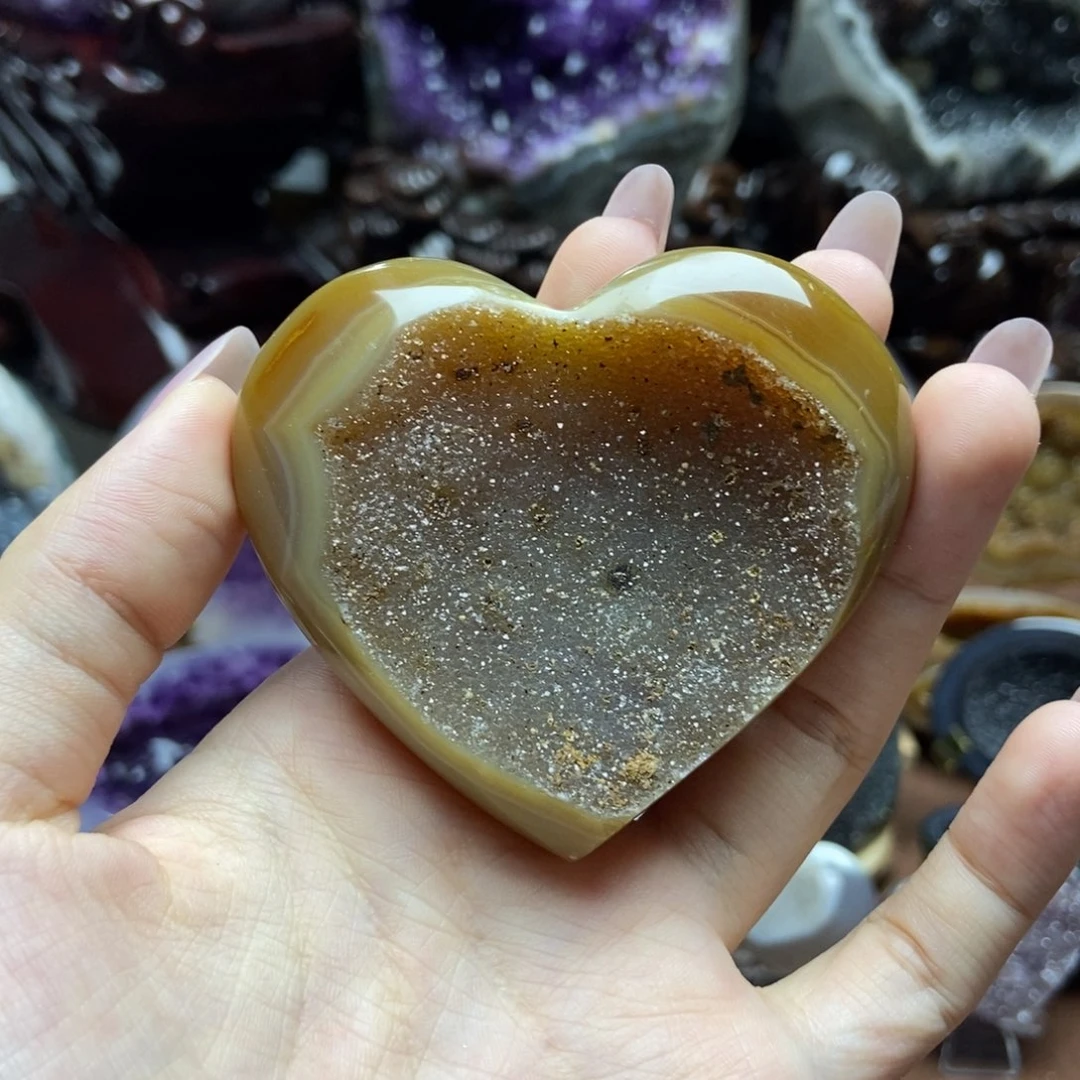 紫晶摆件未镶嵌水晶