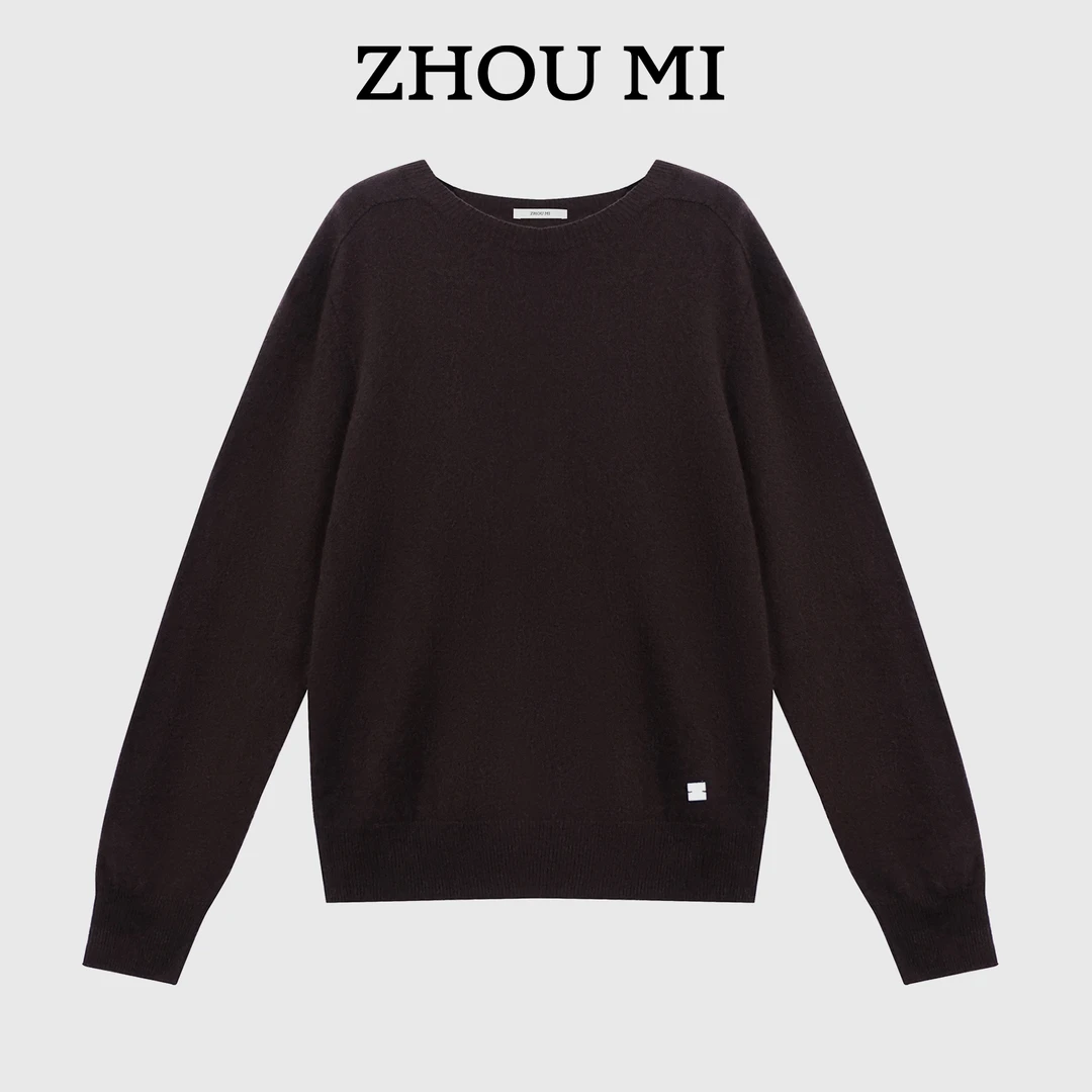 ZHOU MI圆领长袖针织打底ZM80500