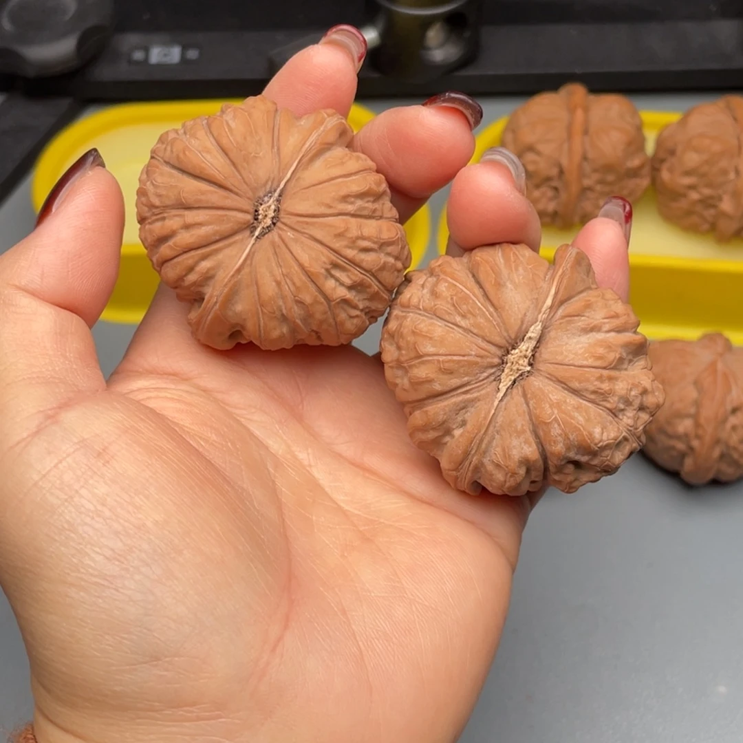 文玩核桃把件44南瓜墩