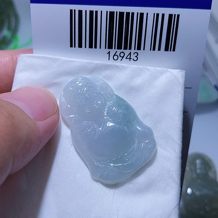 颈饰未镶嵌翡翠天光墟翡翠市场现金代购
