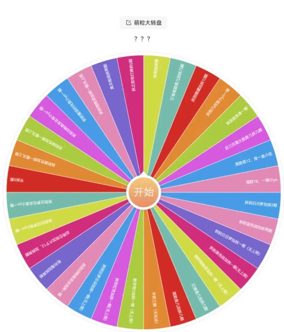 [主播代拆]萌粒大乱斗转盘潮玩盲盒