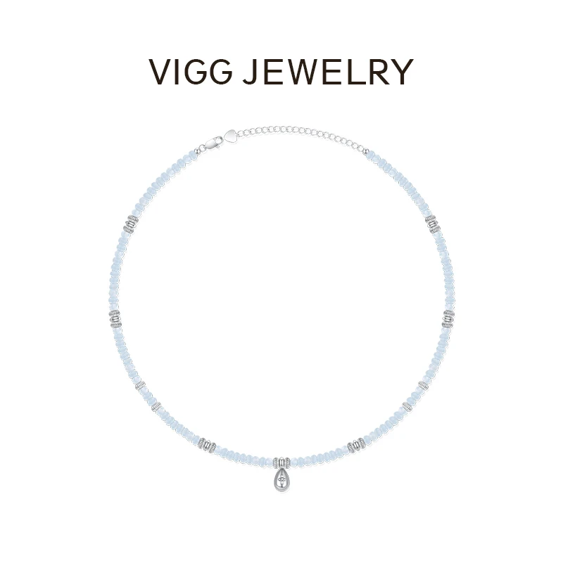 VIGG 铜合金项链 海盐项链 时尚简约百搭饰品