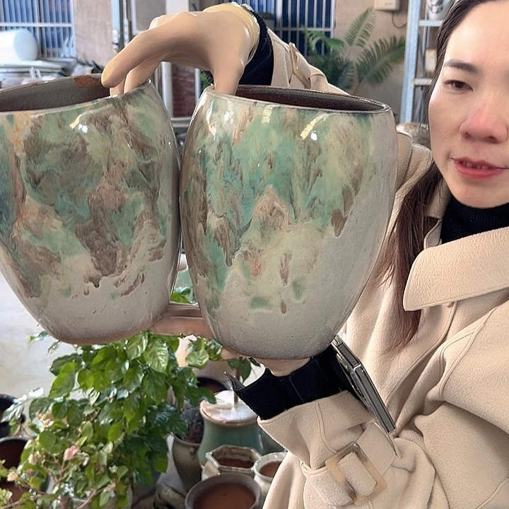 正品口14高22花盆……