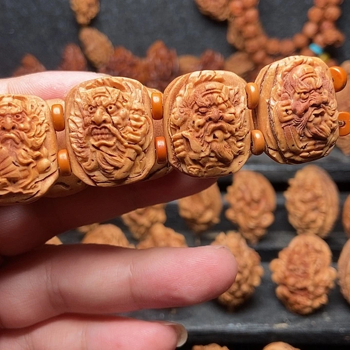 桃核钟馗百态手牌