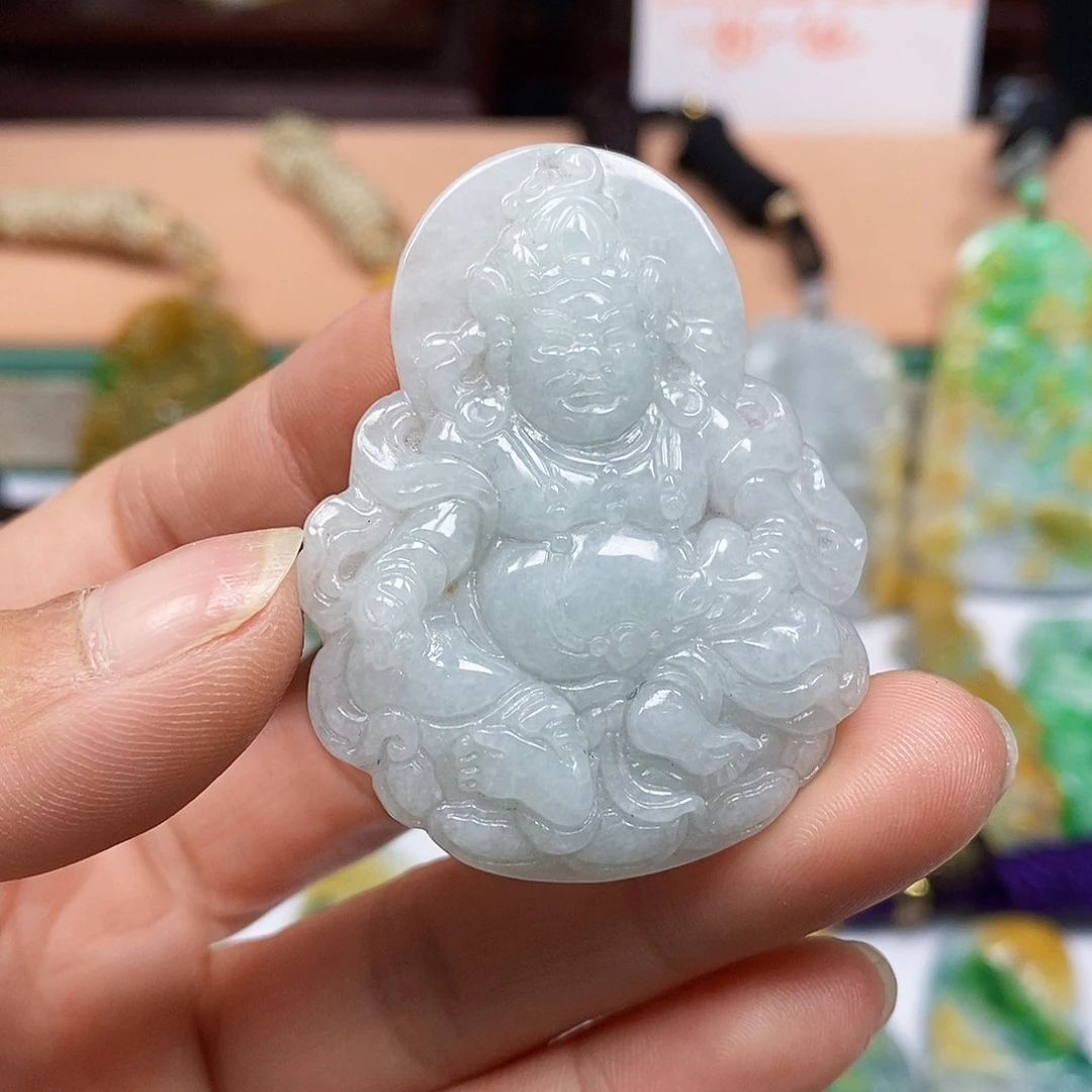 颈饰未镶嵌翡翠翡翠A货一物一证