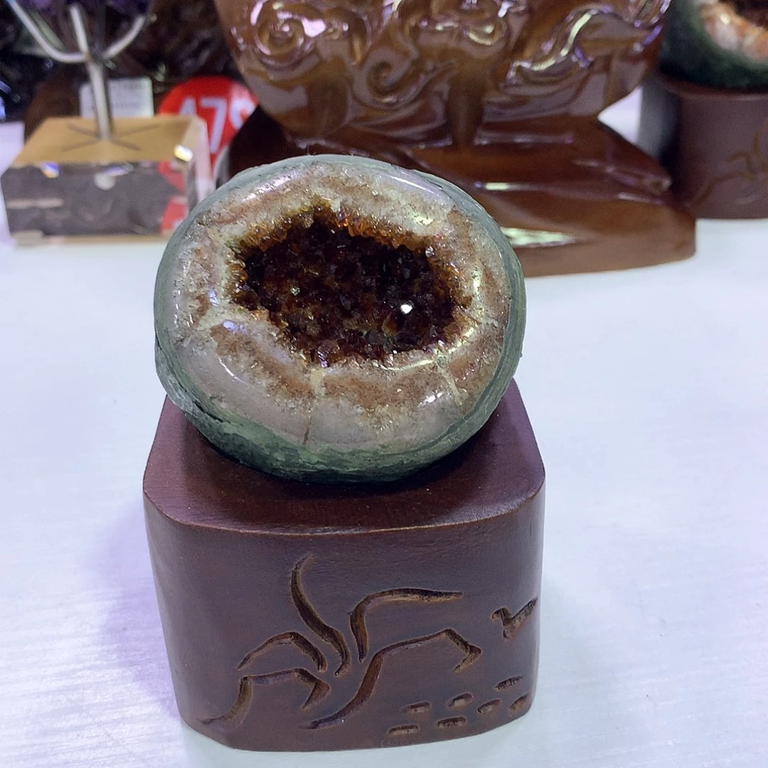 织绣巴西黄水钱袋子