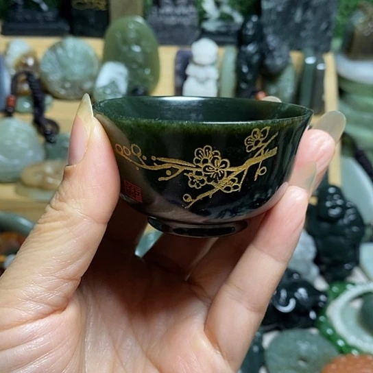 未镶嵌和田玉（糖玉）珠宝半成品