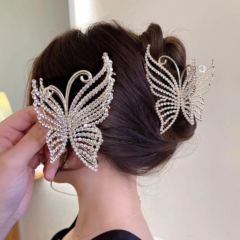 【蝴蝶千金】大号蝴蝶发夹女日韩抓夹ins高颜值气质网红千金风法式