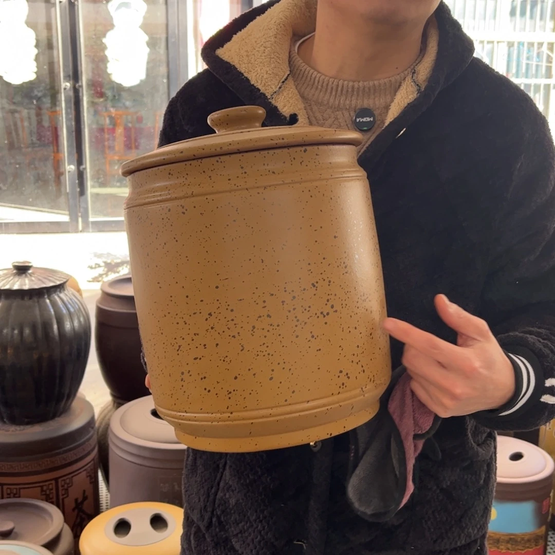 茶叶罐紫砂10 饼茶叶罐
