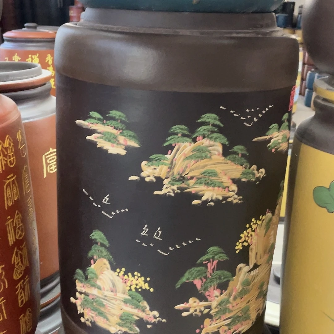 宜兴原矿紫砂茶叶罐