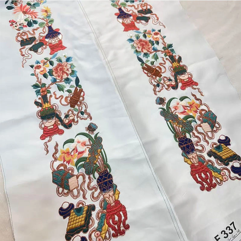 葫芦+紫藤多样袖口电脑刺绣辅料
