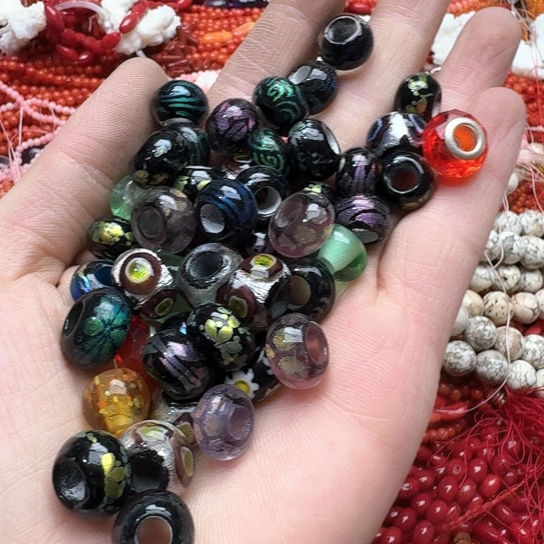 玛瑙/玉髓合金珠宝半成品福利30颗12mm老琉璃