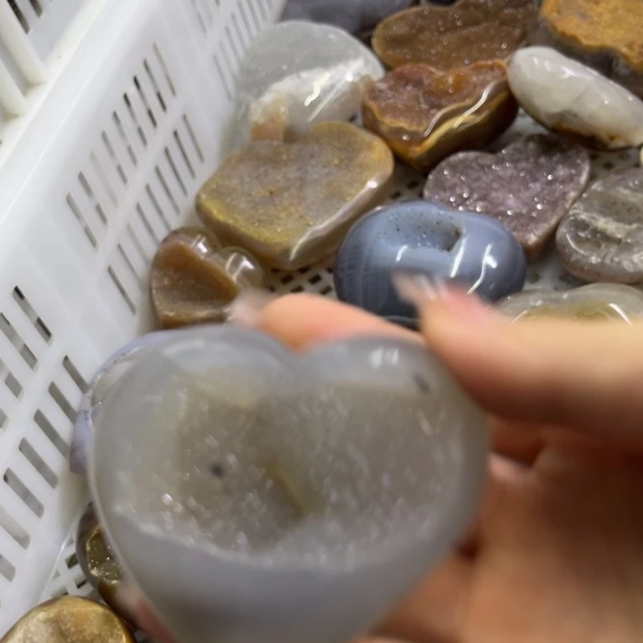 发饰未镶嵌水晶白软啵啵爱心