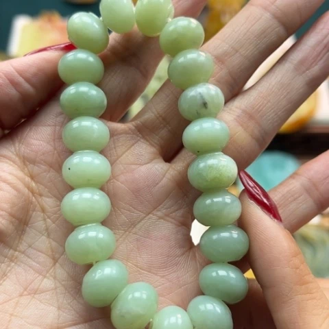 岫玉挂件未镶嵌手链