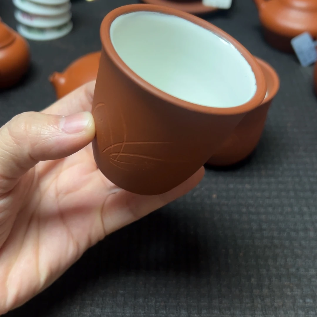 富***生米白手工制作主人杯80毫升