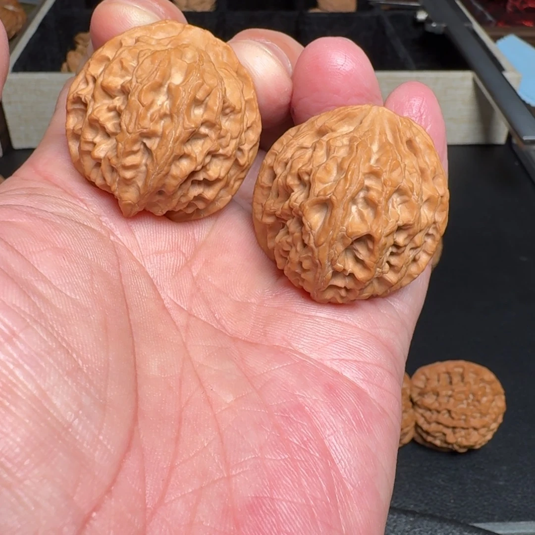 把件文玩核桃全品原装苹果园 尺寸35