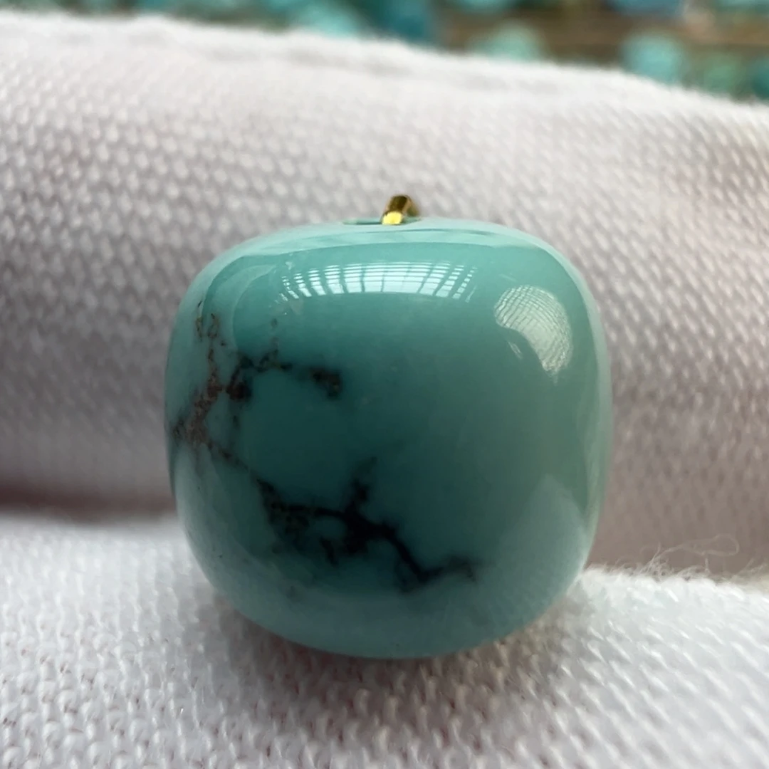 绿松石未镶嵌配饰9.8*8.8