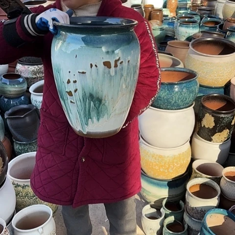 口26高36瑕疵盆子。