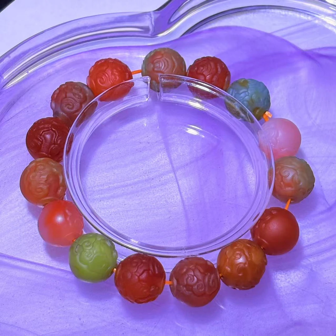 E521 老矿盐源雕刻 玛瑙多样性发其一