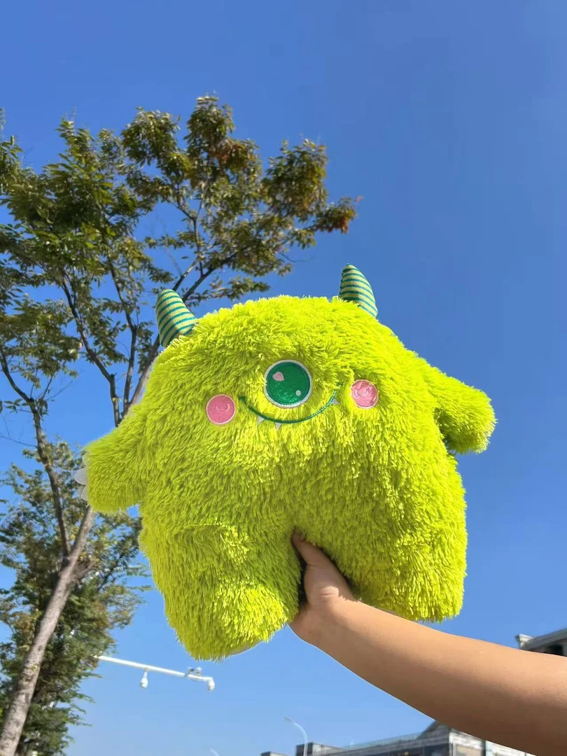 绿色小怪兽40cm家庭必备专属毛绒玩具