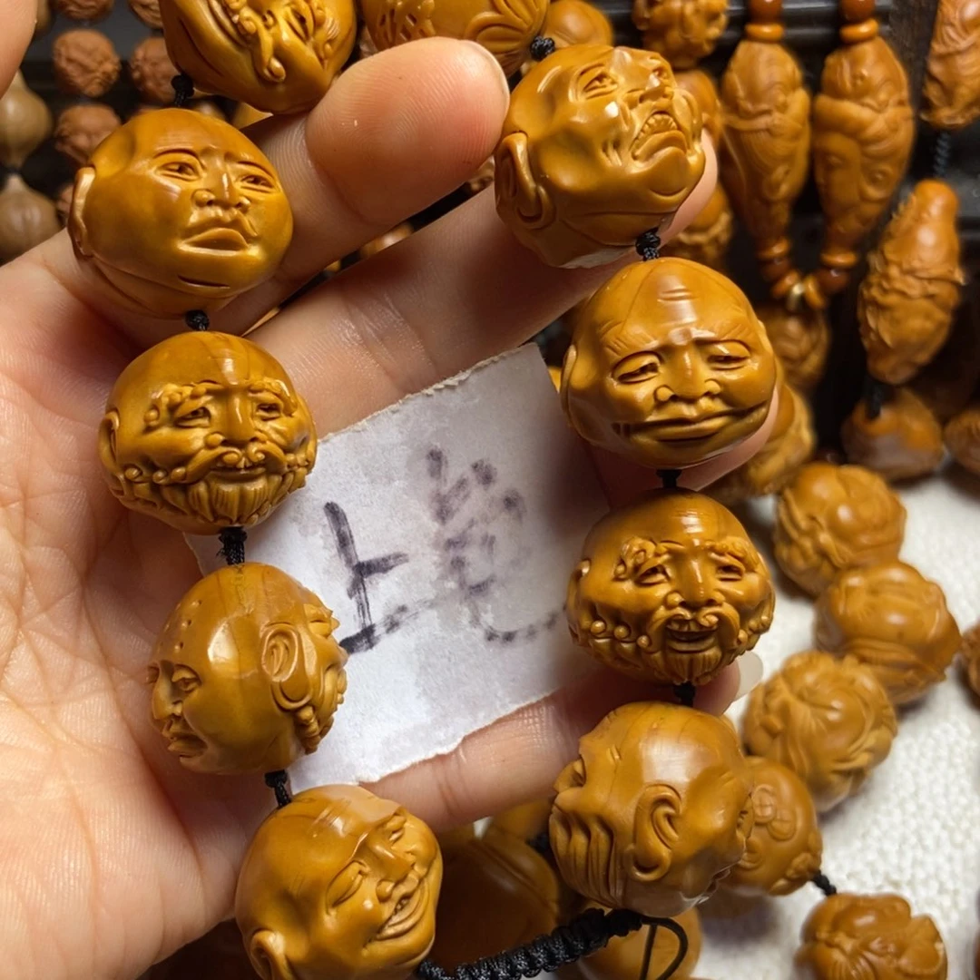 【闪购商品】手串/手链橄榄核小*须派罗汉上色