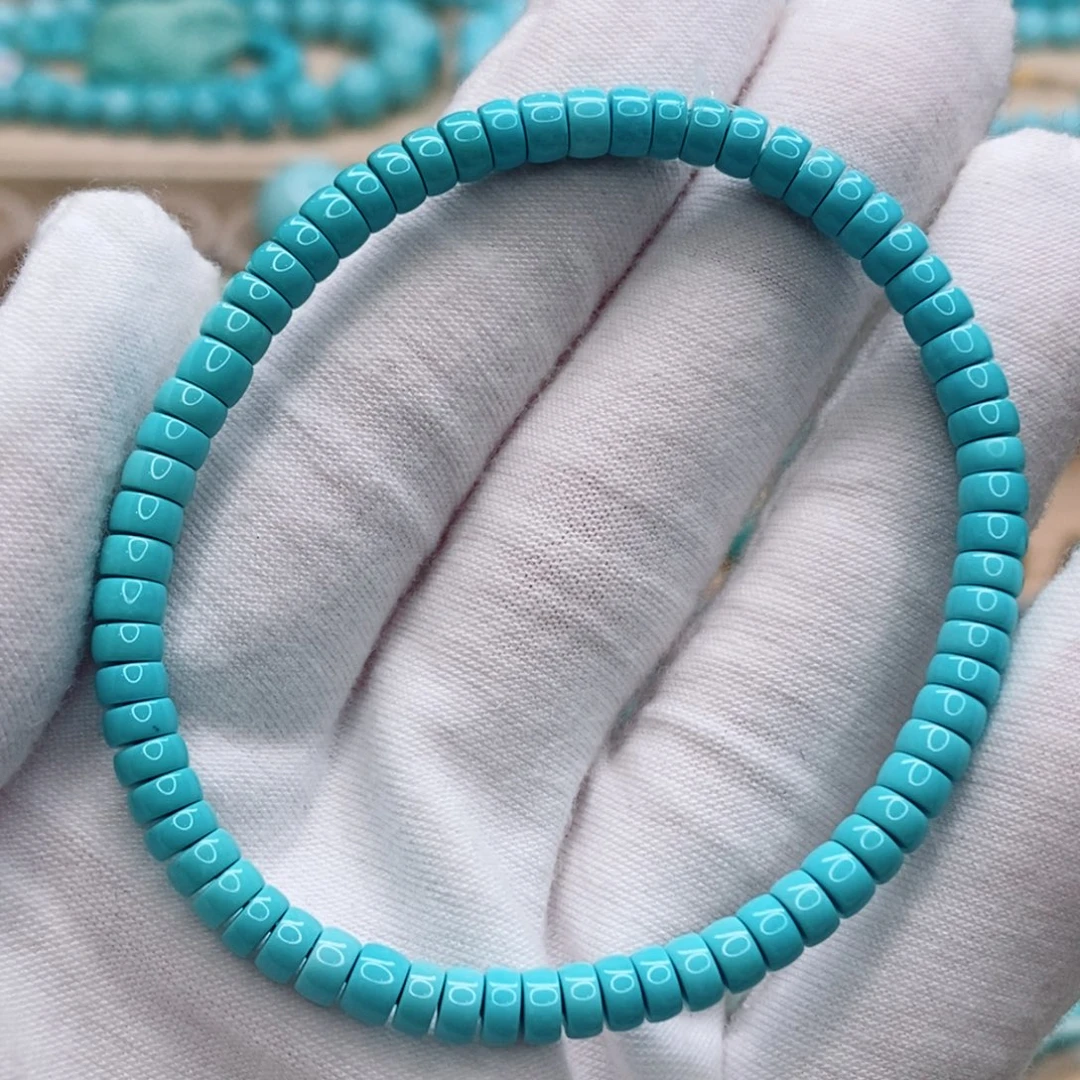 绿松石未镶嵌珠宝奇石4.8mm