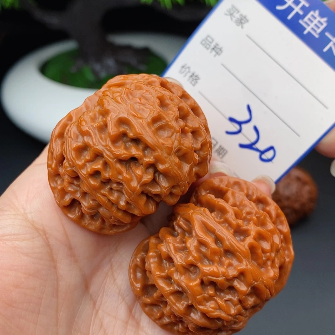 文玩核桃把件45苹果320